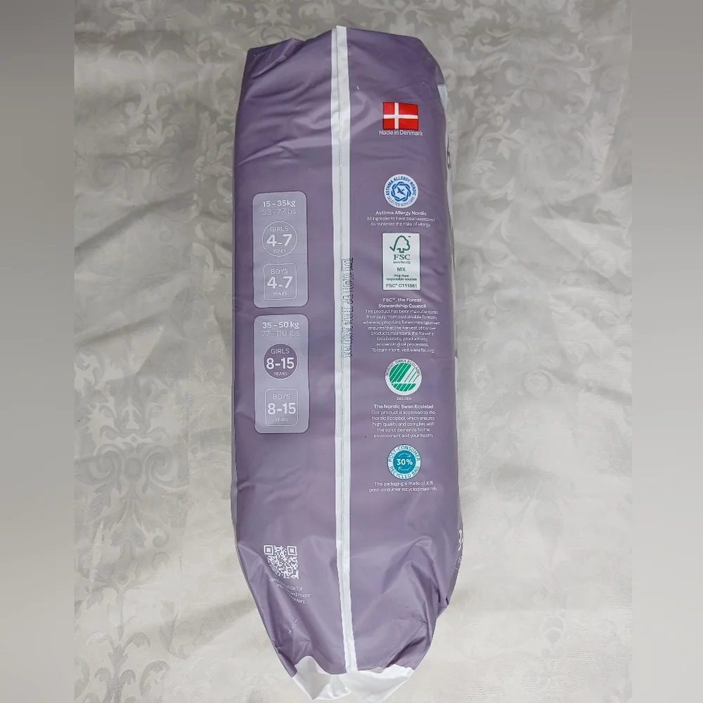 Bambo Dreamy Eco-Friendly Night Pants for Girls Age 8-15 Years, 77-110 lbs.